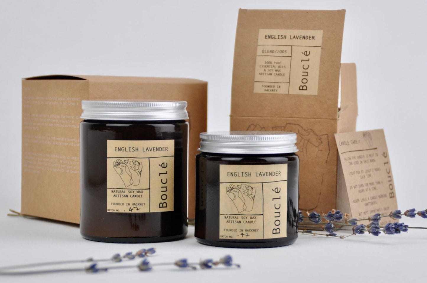 Candle English Lavender Candle homeware shops bristol gift shops bristol Bouclé