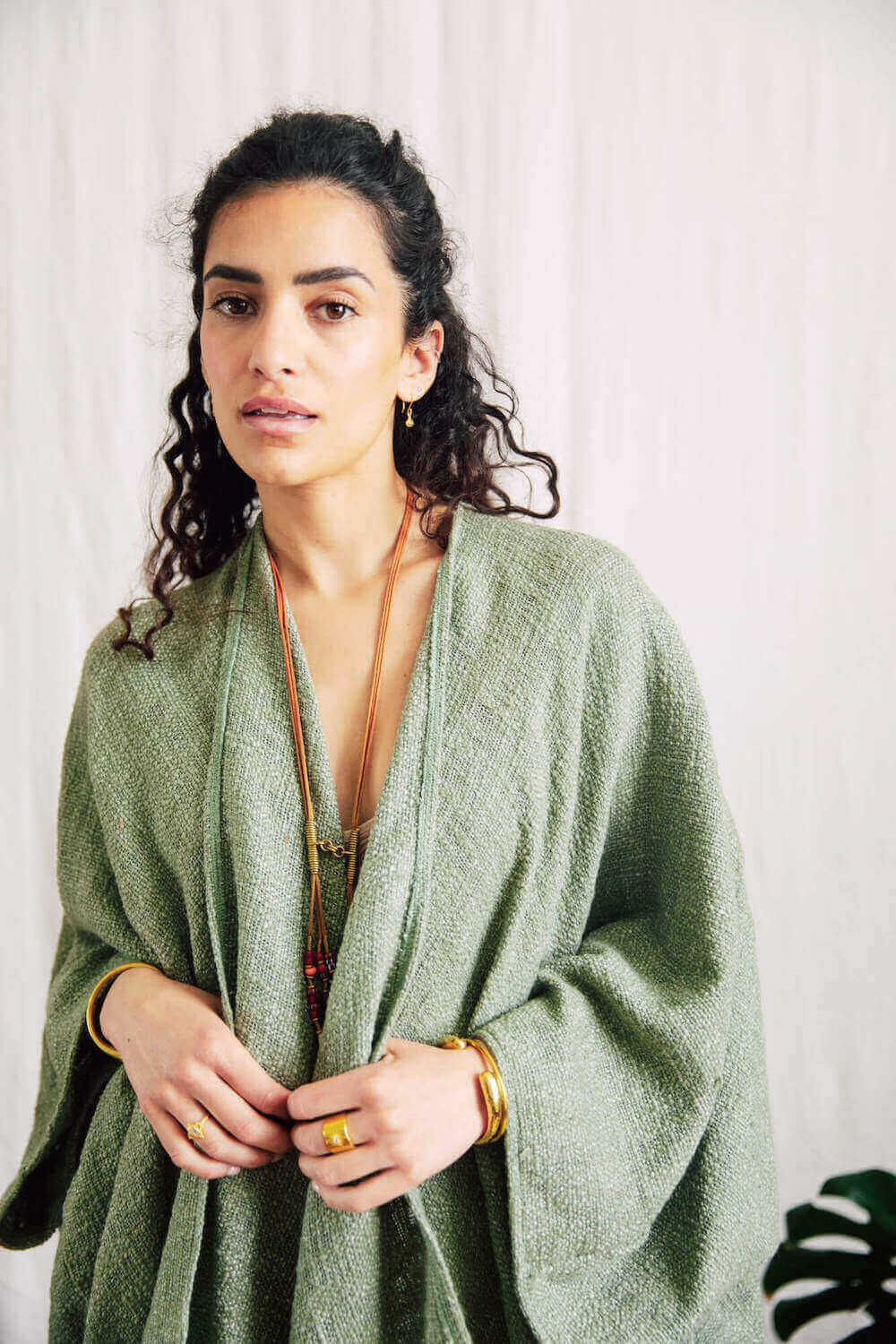 Jackets & Coats Green Oversized Cotton Cardigan (various colours) homeware shops bristol gift shops bristol Inka Free