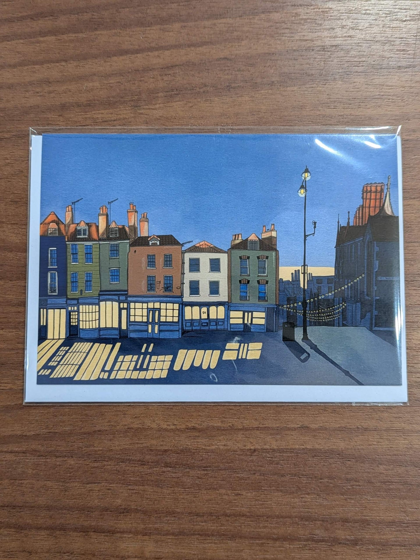 Greetings Card Card of Dusk at Xmas Steps Greetings Cards of Bristol (various designs) homeware shops bristol gift shops bristol Laurel Molly