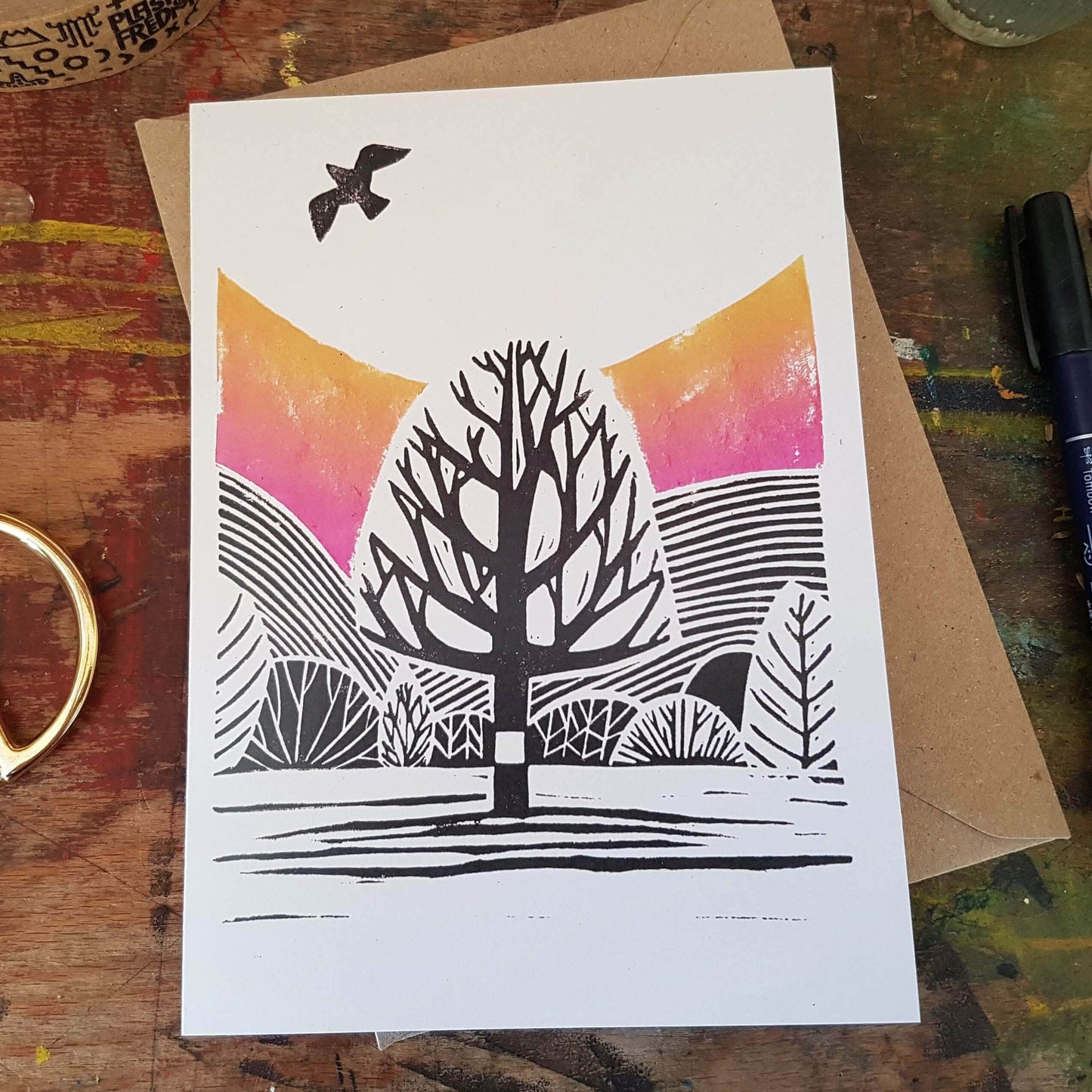 Greetings Card Locko Park Greetings Card homeware shops bristol gift shops bristol Becca Thorne Illustration