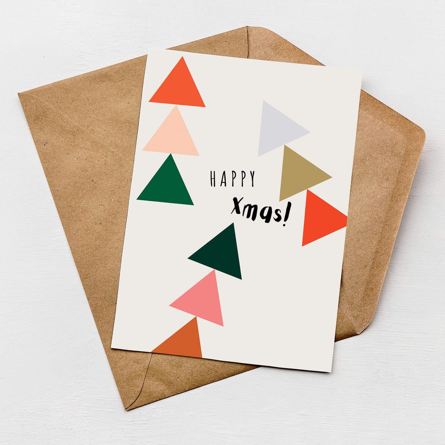 Greetings Card Happy Christmas Card homeware shops bristol gift shops bristol Greenwich Paper Studio