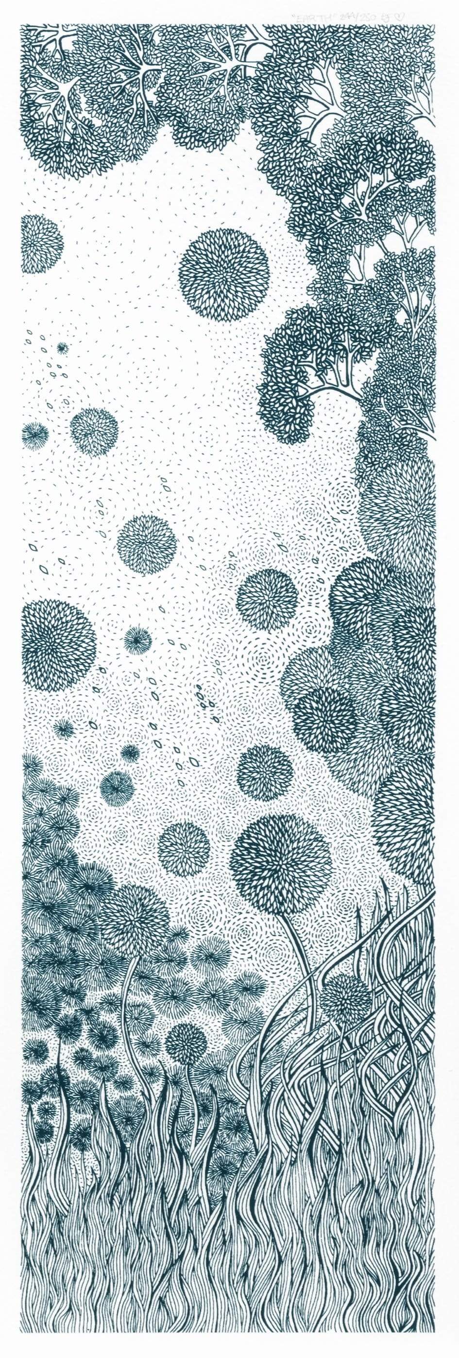 Prints 'Earth' Giclee Print homeware shops bristol gift shops bristol KULU