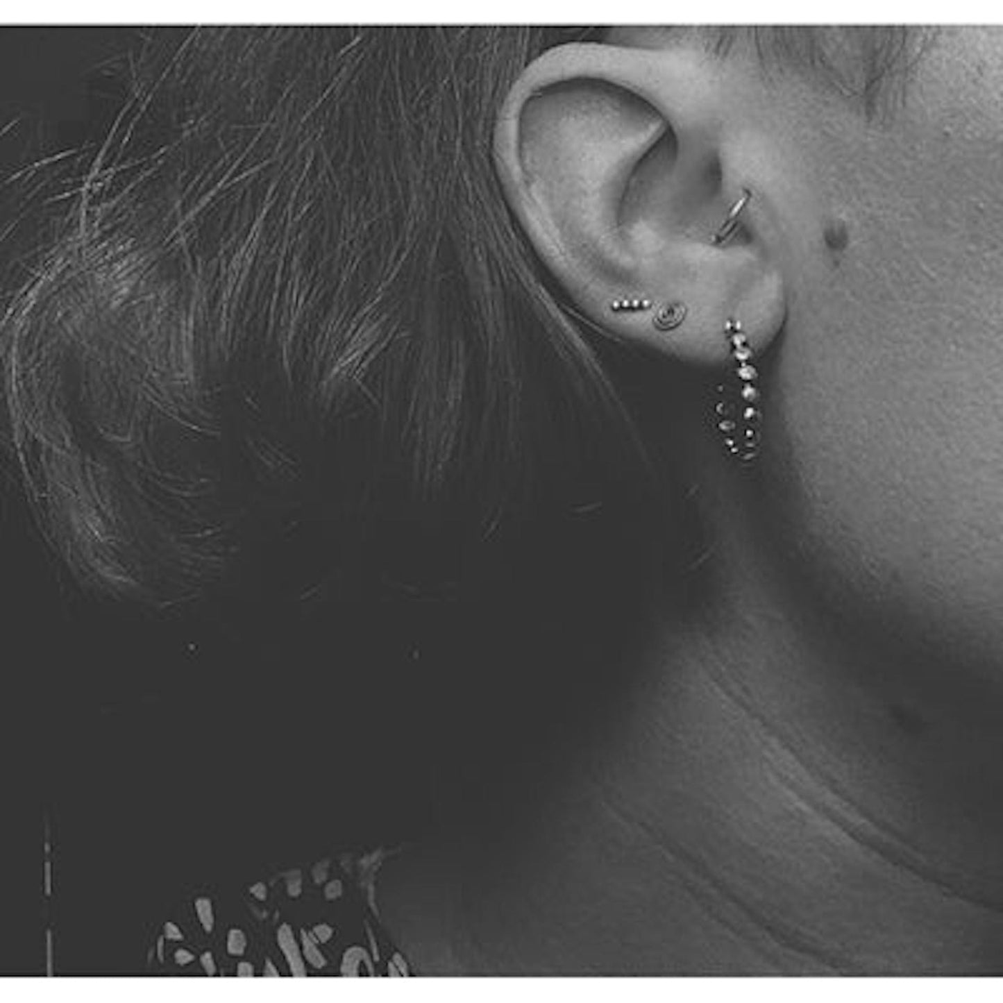 Earrings Eco Silver Chunky Halo Hoops homeware shops bristol gift shops bristol May Hofman