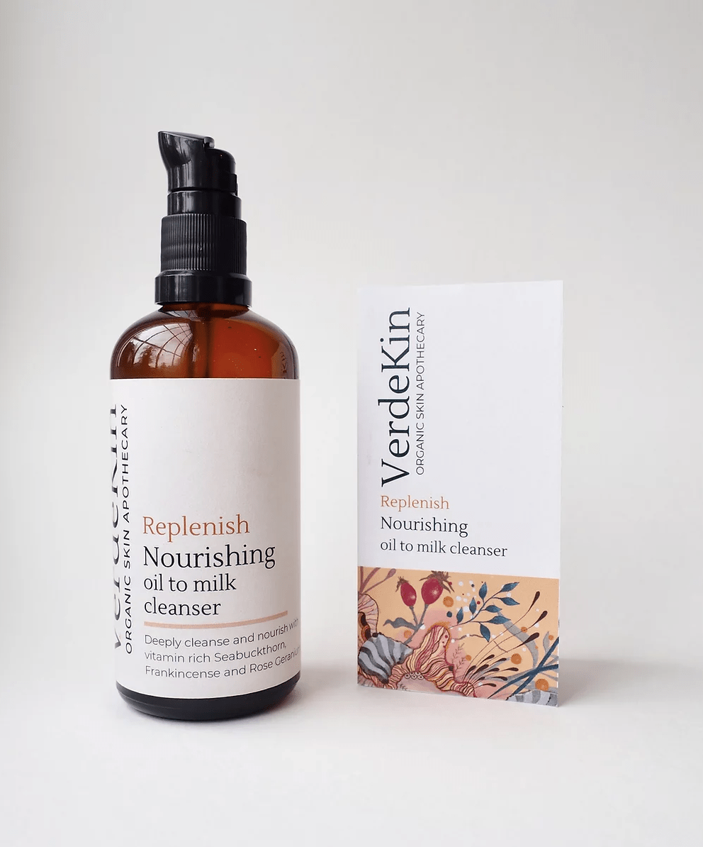 Skincare Replenish | Nourishing Oil To Milk Cleanser homeware shops bristol gift shops bristol VerdeKin