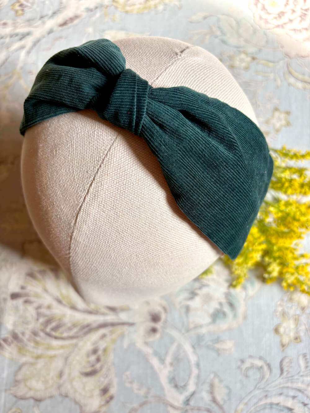 Corduroy Headbands Moss Corduroy Headbands homeware shops bristol gift shops bristol Able Mabel