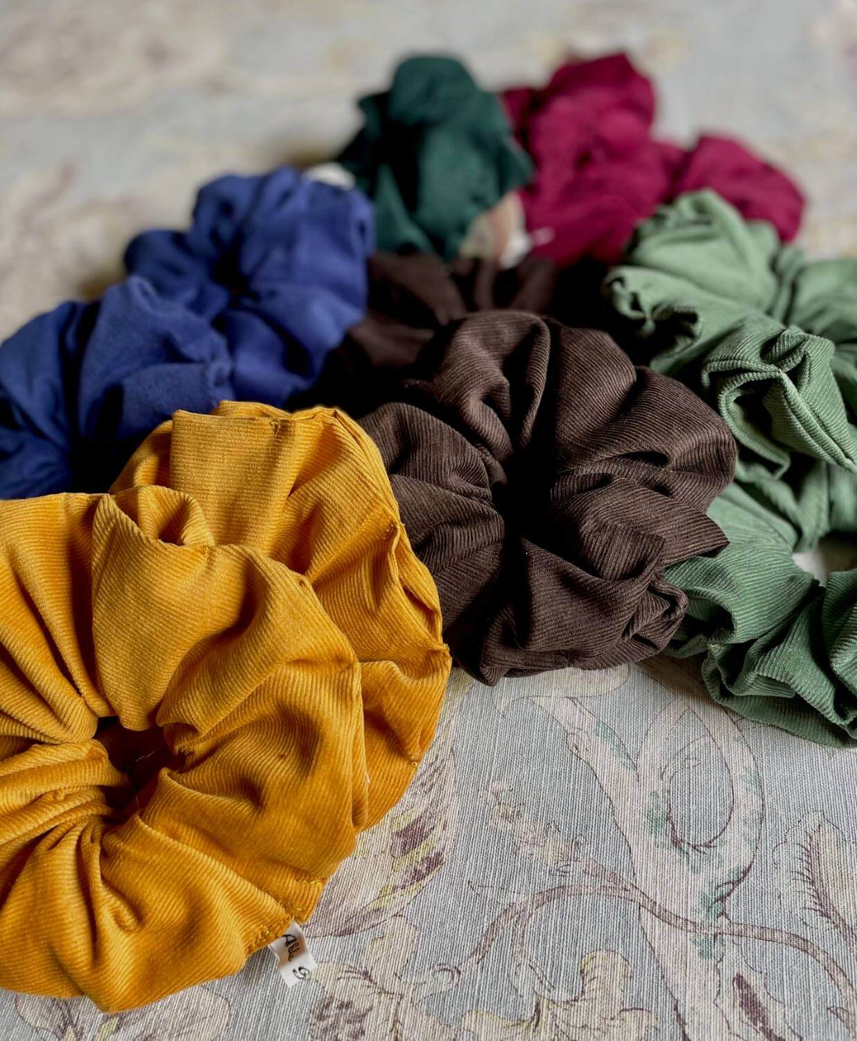 Corduroy Scrunchies homeware shops bristol gift shops bristol Able Mabel