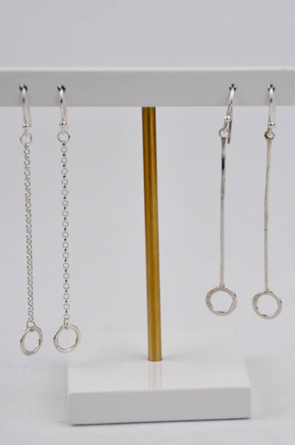 Earrings 'Knot' Dangle Earrings - Sterling Silver (various styles) homeware shops bristol gift shops bristol Amelia Stone Jewellery