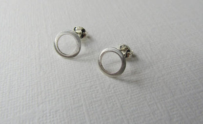 Earrings 'Knot' Studs - Sterling Silver  (two sizes) homeware shops bristol gift shops bristol Amelia Stone Jewellery