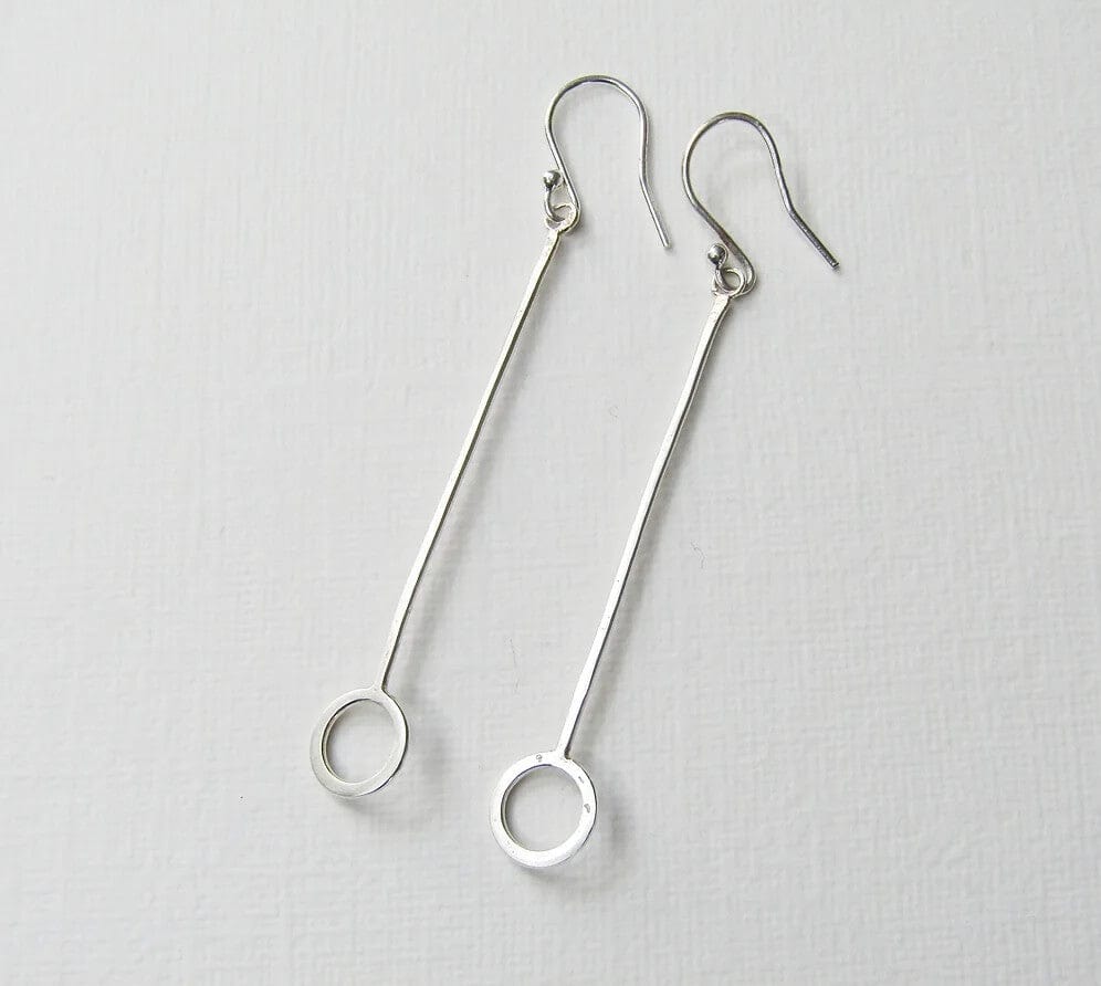 Earrings 'Knot' Dangle Earrings - Sterling Silver (various styles) homeware shops bristol gift shops bristol Amelia Stone Jewellery
