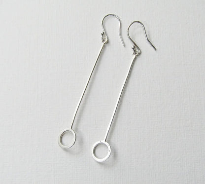 Earrings 'Knot' Dangle Earrings - Sterling Silver (various styles) homeware shops bristol gift shops bristol Amelia Stone Jewellery