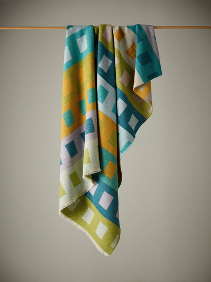 The Bristol Blanket  - hand woven lambswool homeware shops bristol gift shops bristol Angie Parker Textiles