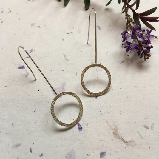 Earrings Lace Print - Drop Sterling Silver Earrings homeware shops bristol gift shops bristol Ava & Bea