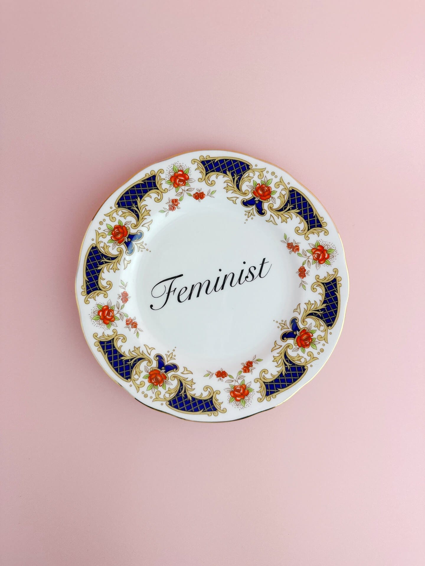 Ceramics #62 Decorative Wall Plate - Feminist (multiple designs) - *As Seen In The Guardian Gift Guide homeware shops bristol gift shops bristol Beau & Badger