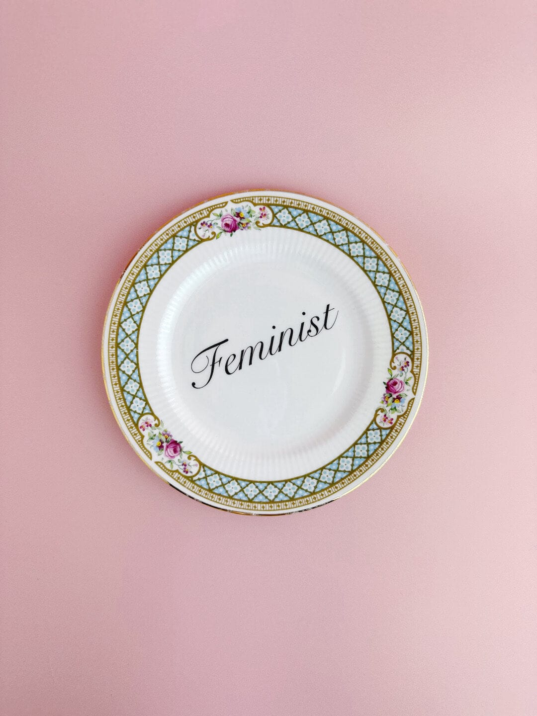 Ceramics #03 Decorative Wall Plate - Feminist (multiple designs) - *As Seen In The Guardian Gift Guide homeware shops bristol gift shops bristol Beau & Badger
