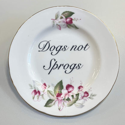 Ceramics G Decorative Wall Plate - Dogs Not Sprogs (various styles) homeware shops bristol gift shops bristol Beau & Badger