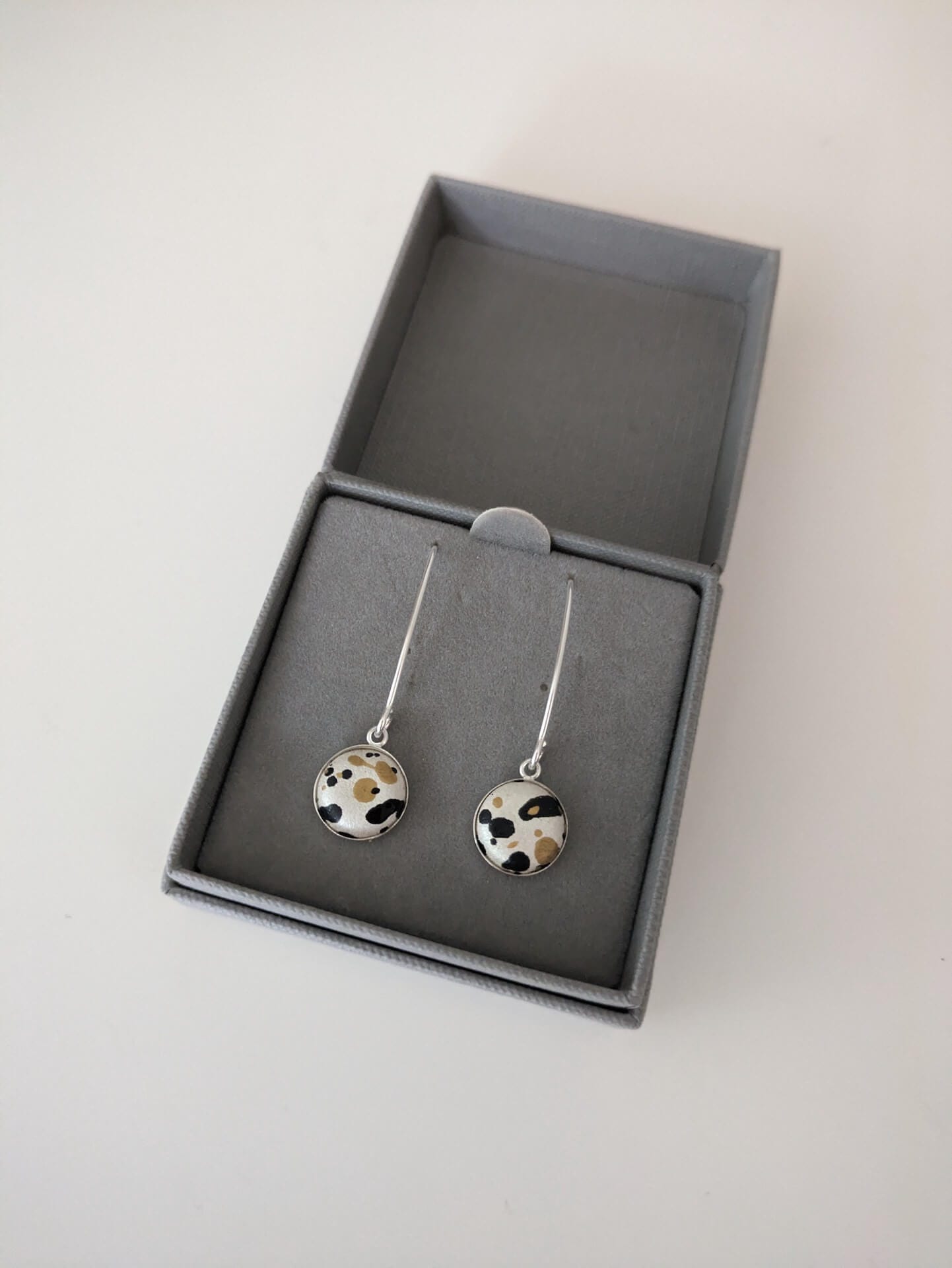 Earrings Eco Silver V Shape Drops (multiple colours) homeware shops bristol gift shops bristol Bex & Bolt