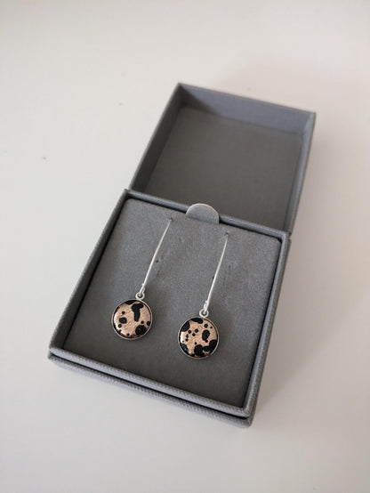 Earrings Eco Silver V Shape Drops (multiple colours) homeware shops bristol gift shops bristol Bex & Bolt