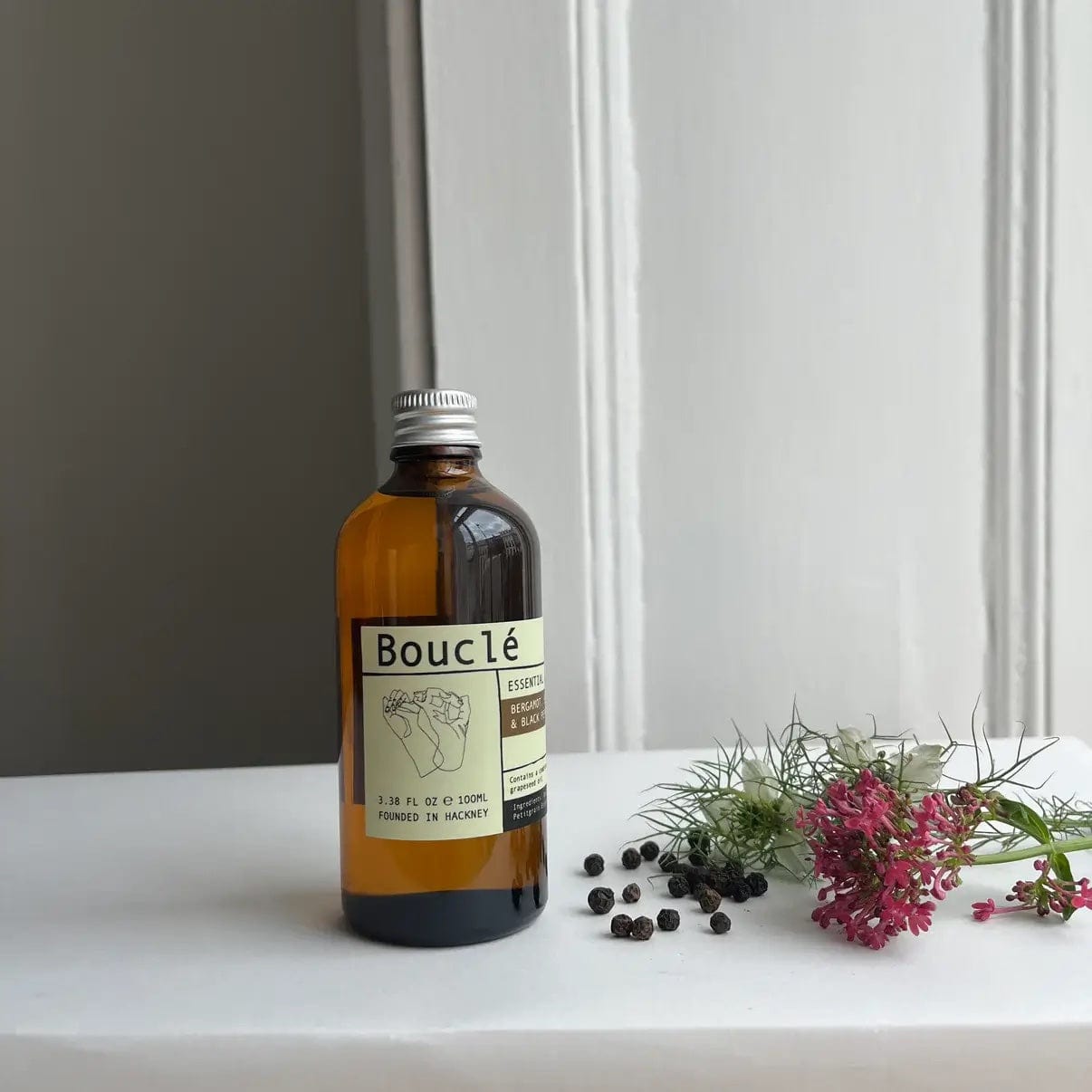 Black Pepper Bergamot Petitgrain Essential Oil Bath Oils (three fragrances available) homeware shops bristol gift shops bristol Bouclé