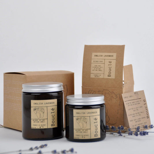 Candle English Lavender Candle homeware shops bristol gift shops bristol Bouclé