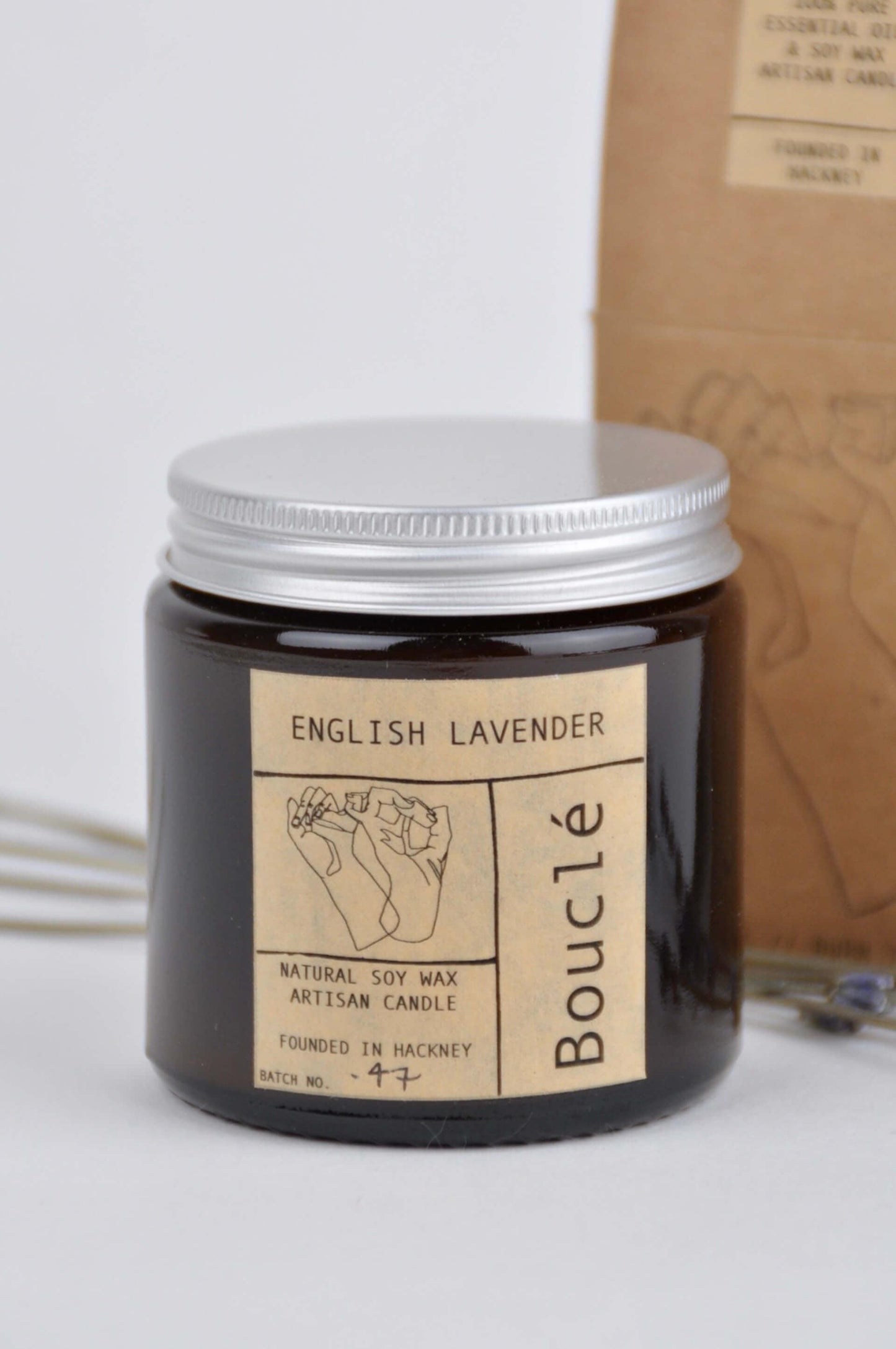 Candle English Lavender Candle homeware shops bristol gift shops bristol Bouclé