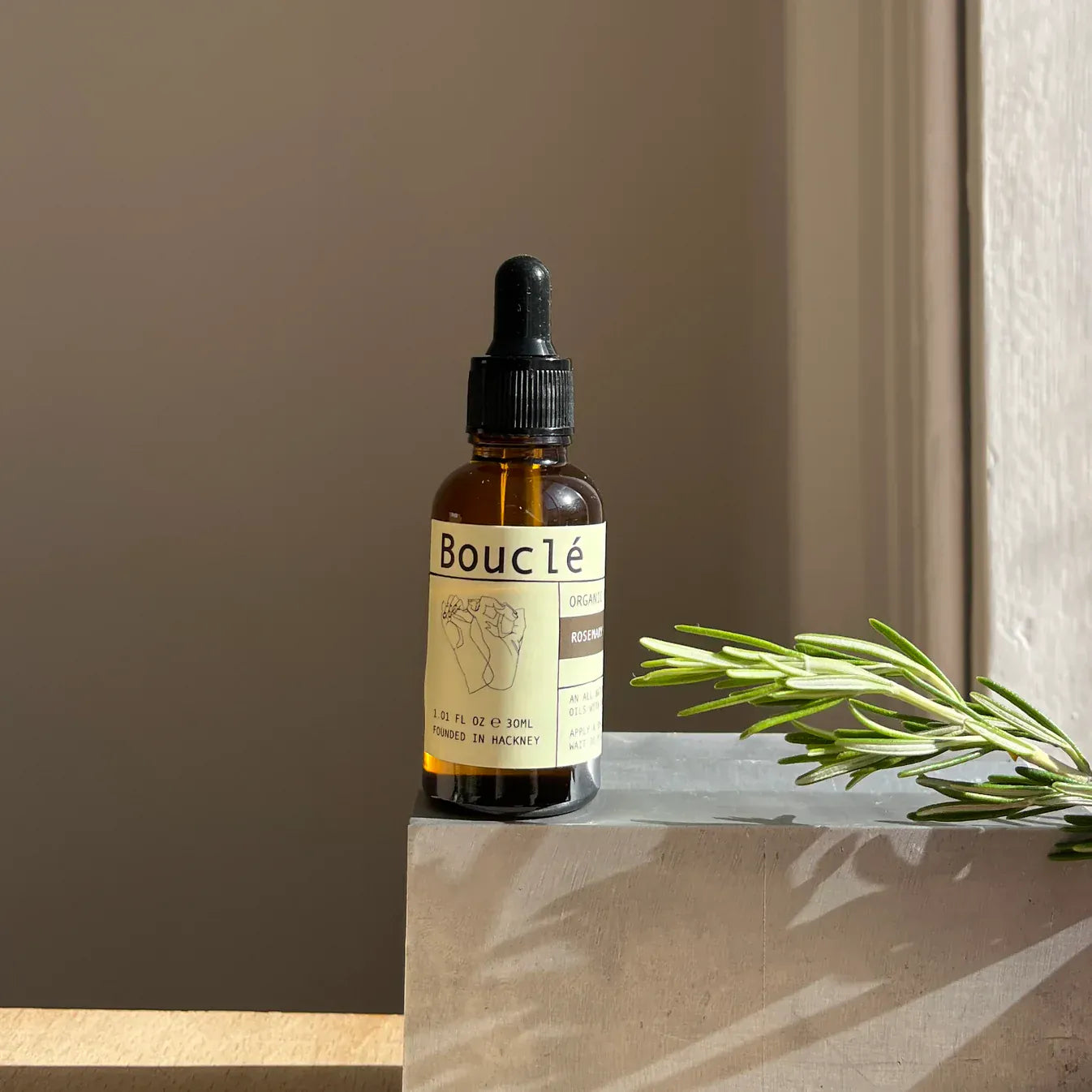 Organic Hair Oil Rosemary Leaf Organic Hair Oil homeware shops bristol gift shops bristol Bouclé
