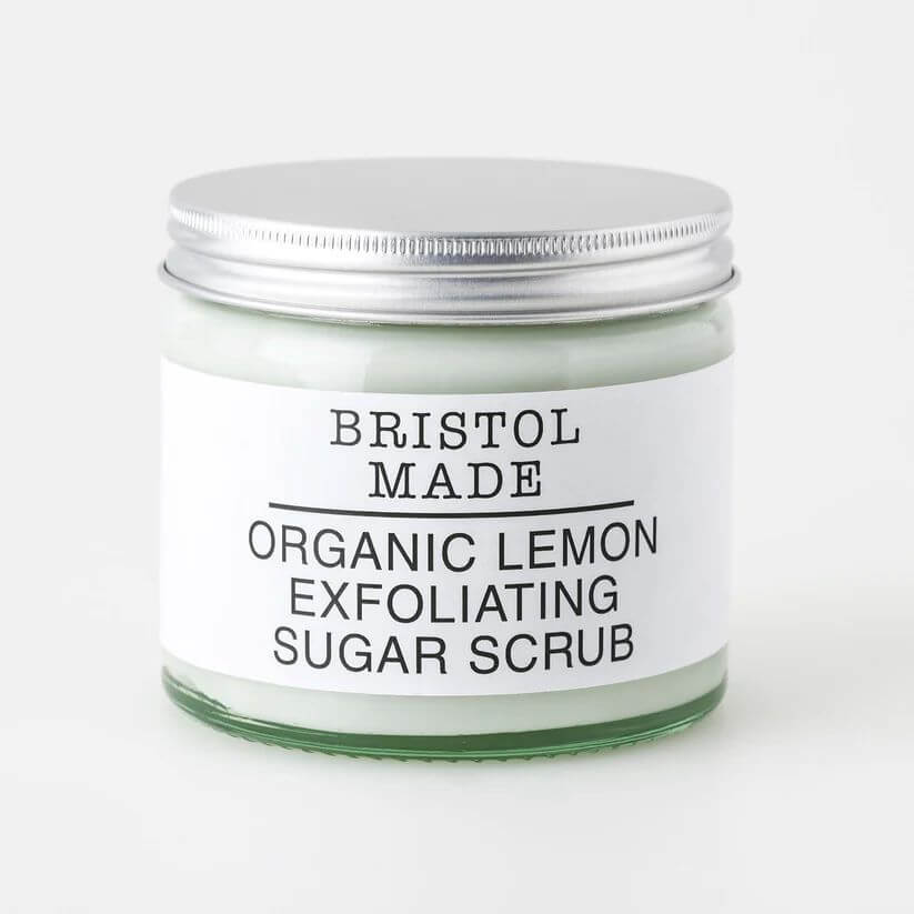 Lemon Exfoliating Sugar Scrub homeware shops bristol gift shops bristol Bristol Made