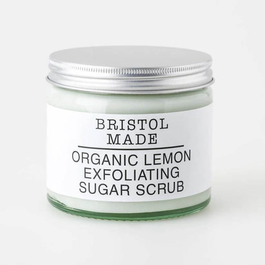 Lemon Exfoliating Sugar Scrub homeware shops bristol gift shops bristol Bristol Made