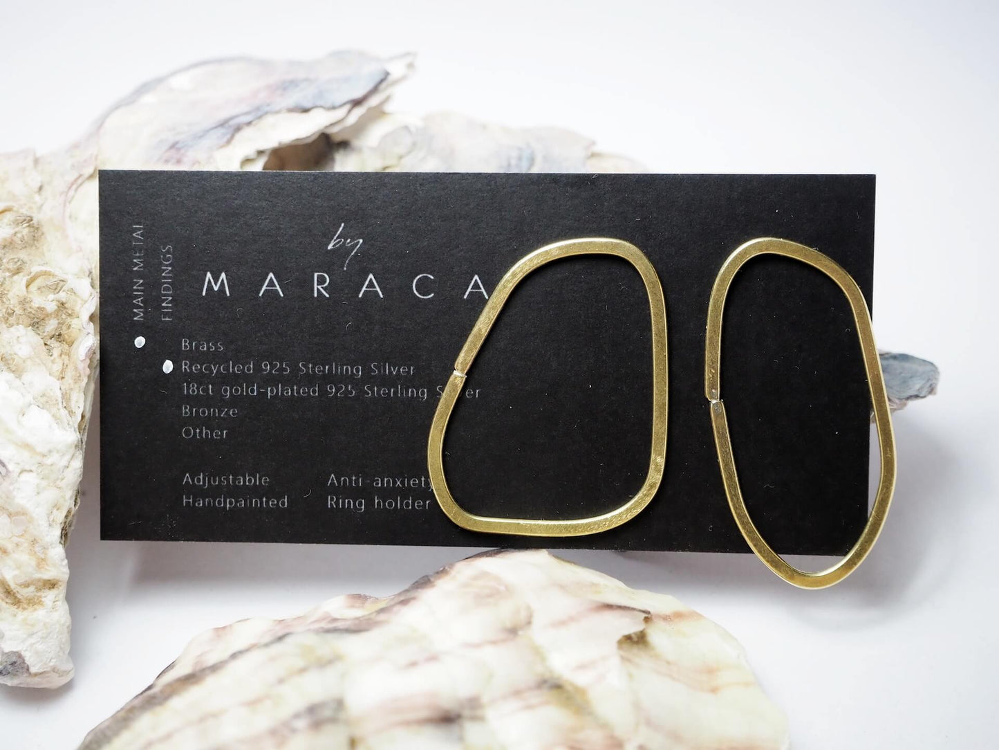 Earrings GEO - Flat Organic Earrings Large homeware shops bristol gift shops bristol By Maraca