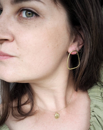 Earrings GEO - Flat Organic Earrings Large homeware shops bristol gift shops bristol By Maraca