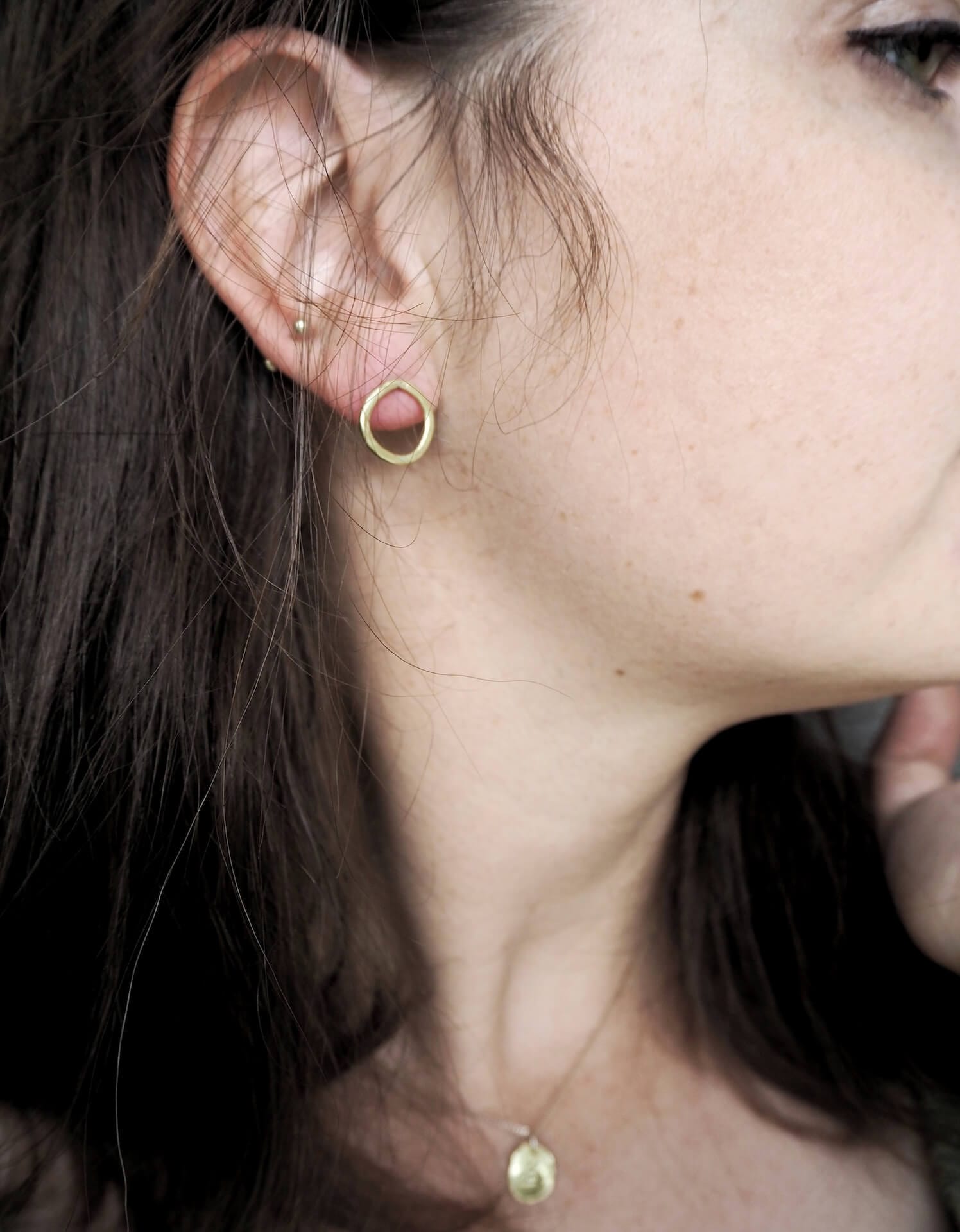 Earrings GEO - Flat Organic Earrings Small homeware shops bristol gift shops bristol By Maraca