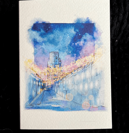 Greetings Card Greeting Card - Park Street Christmas Greetings Cards of Bristol Illustrations (various designs) homeware shops bristol gift shops bristol Carla James