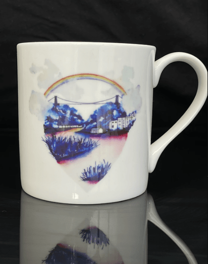 Mug Mug - Love Bristol Bone China Mug of Bristol Illustrations (various designs) homeware shops bristol gift shops bristol Carla James