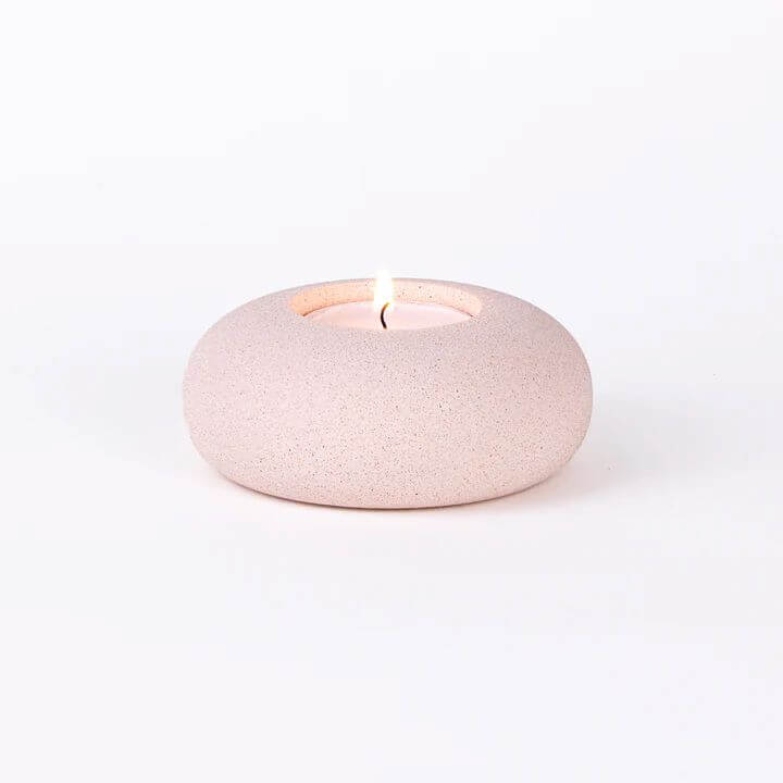 Candle Holder Blush Pebble Tealight Holder - Various Colours homeware shops bristol gift shops bristol Desire North Design