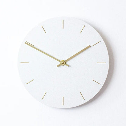 White *SALE* Hand-cast Wall Clock - Various Colours homeware shops bristol gift shops bristol Desire North Design