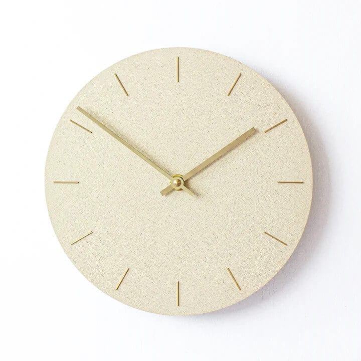 Stone *SALE* Hand-cast Wall Clock - Various Colours homeware shops bristol gift shops bristol Desire North Design