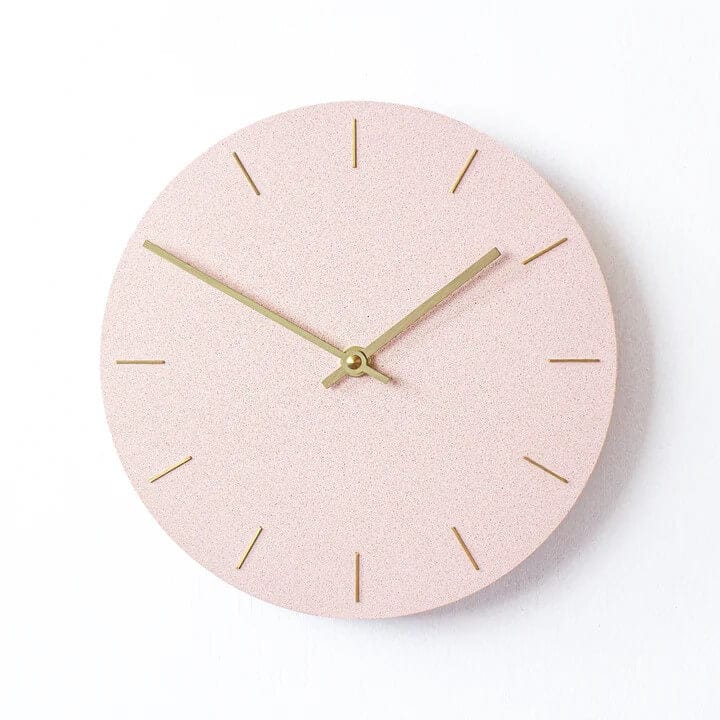 Blush *SALE* Hand-cast Wall Clock - Various Colours homeware shops bristol gift shops bristol Desire North Design