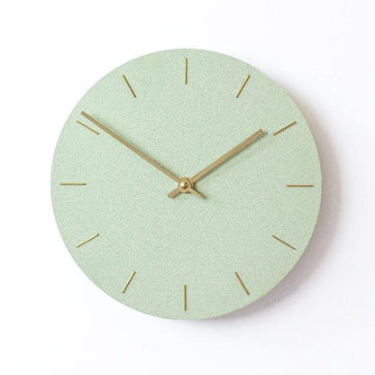 Light Green *SALE* Hand-cast Wall Clock - Various Colours homeware shops bristol gift shops bristol Desire North Design