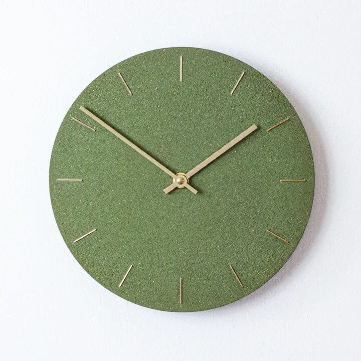Moss *SALE* Hand-cast Wall Clock - Various Colours homeware shops bristol gift shops bristol Desire North Design