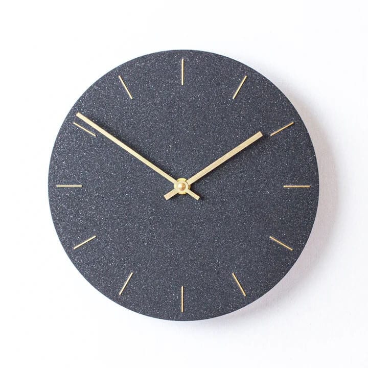 Charcoal *SALE* Hand-cast Wall Clock - Various Colours homeware shops bristol gift shops bristol Desire North Design