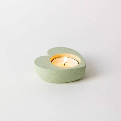 green Heart Tealight Holder - Various Colours homeware shops bristol gift shops bristol Desire North Design
