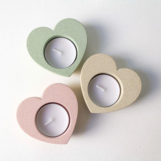 Heart Tealight Holder - Various Colours homeware shops bristol gift shops bristol Desire North Design