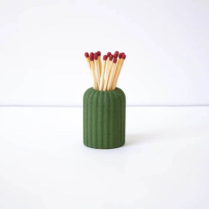 Matches Moss Ribbed Matchstick Holder homeware shops bristol gift shops bristol Desire North Design