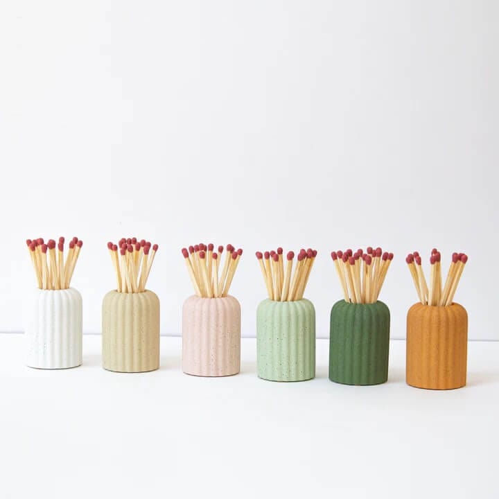 Matches Ribbed Matchstick Holder homeware shops bristol gift shops bristol Desire North Design