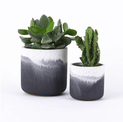 Pot Charcoal Fade Pot Small (various colours) homeware shops bristol gift shops bristol Desire North Design