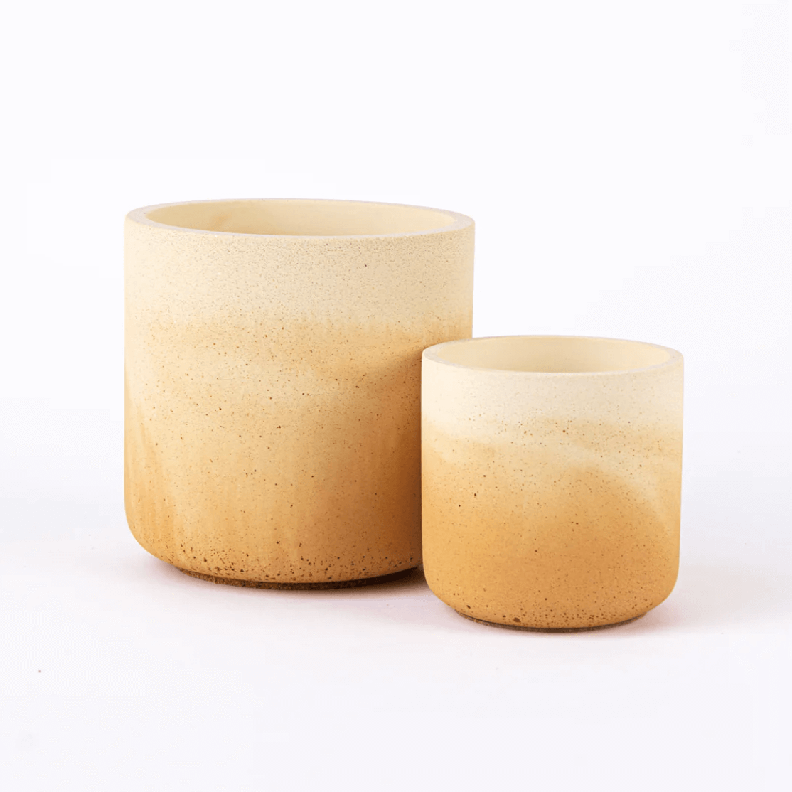 Pot Ochre Fade Pot Small (various colours) homeware shops bristol gift shops bristol Desire North Design