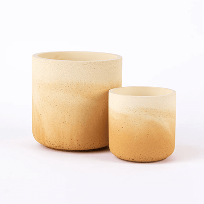 Pot Ochre Fade Pot Small (various colours) homeware shops bristol gift shops bristol Desire North Design