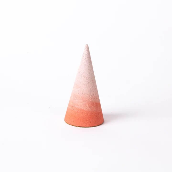 Coral/Red Fade *SALE* Fade Ring Cones (various colours ) homeware shops bristol gift shops bristol Desire North Design