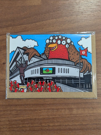 Greetings Card A6 Greeting Card Bristol Ashton Gate Greetings Card homeware shops bristol gift shops bristol Dixon Does Doodles