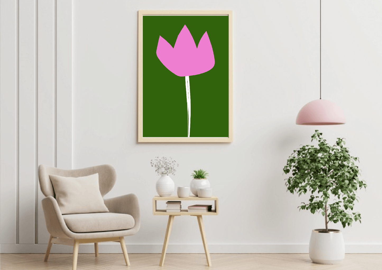 Prints Abstract Flower Giclee Print  - A4 (Various Designs) homeware shops bristol gift shops bristol Do It Later Illustration