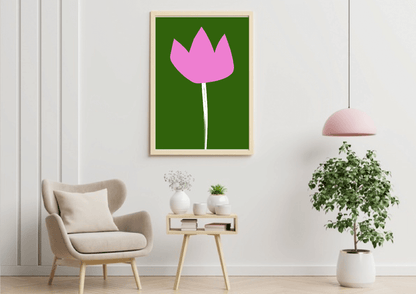 Prints Abstract Flower Giclee Print  - A4 (Various Designs) homeware shops bristol gift shops bristol Do It Later Illustration